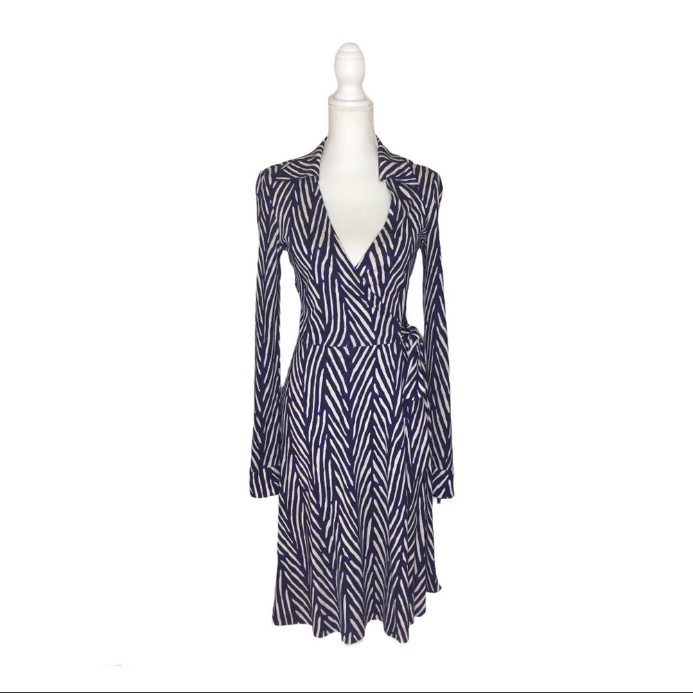 Diane Von Furstenberg Julie Silk Wrap Dress